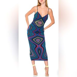 AFRM ROSE MESH DRESS, Size S/P, Worn once!